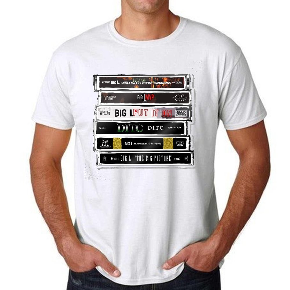 Raptees T Shirt Big L MVP DITC Retro Lord Finesse